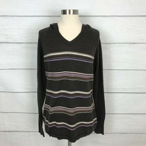 Smartwool Brown South Rim Hooded Sweater XL